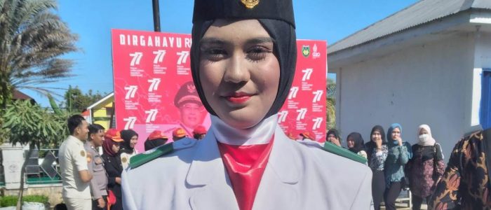 Tasya Khairunnisa, Santriwati Paskibraka Kabupaten Bengkulu Selatan 2022